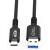 USB kabelis MicroConnect USB3.2AC15 1.5m USB-C uz USB-A 10 Gbit/s melns