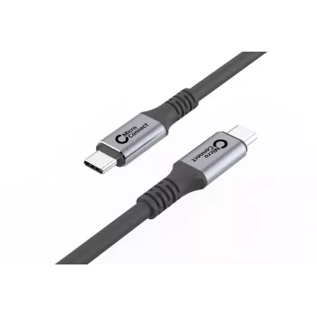 MicroConnect USB3.2CC01 USB-C kabelis 1 m, USB 3.2 Gen 2, melns
