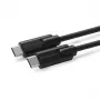 MicroConnect USB3.2CC1 USB kabelis USB 3.2 Gen 2 (3.1 Gen 2) 1 m USB C Melns