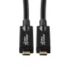MicroConnect USB3.2CC10OP USB-C aktīvais optiskais kabelis 10 m, melns