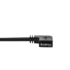 StarTech.com plāns Micro USB 3.0 kabelis - vīriešu/vīriešu - kreisā leņķa Micro-USB - 1 m