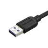 StarTech.com plāns Micro USB 3.0 kabelis - vīriešu/vīriešu - kreisā leņķa Micro-USB - 1 m