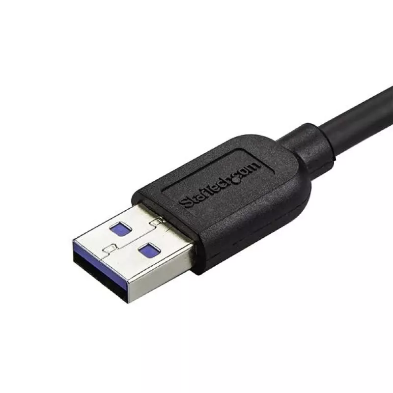 StarTech.com plāns Micro USB 3.0 kabelis - vīriešu/vīriešu - kreisā leņķa Micro-USB - 1 m