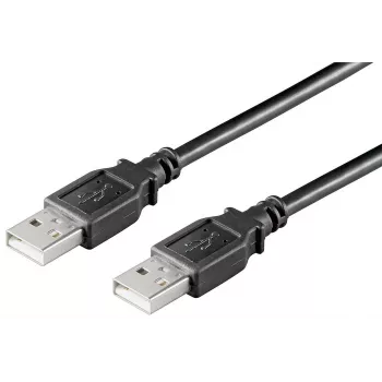 MicroConnect USBAA01B USB 2.0 kabelis 0.1 m USB A (tēviņš) — USB A (tēviņš) Melns