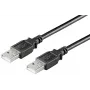 Microconnect USBAA1B USB kabelis USB 2.0 1 m USB A Melns