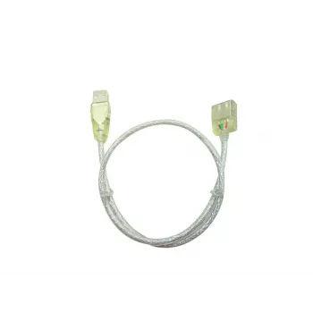 MicroConnect USBAAF05T USB pagarinātājkabelis USB 2.0 0.5 m USB A caurspīdīgs