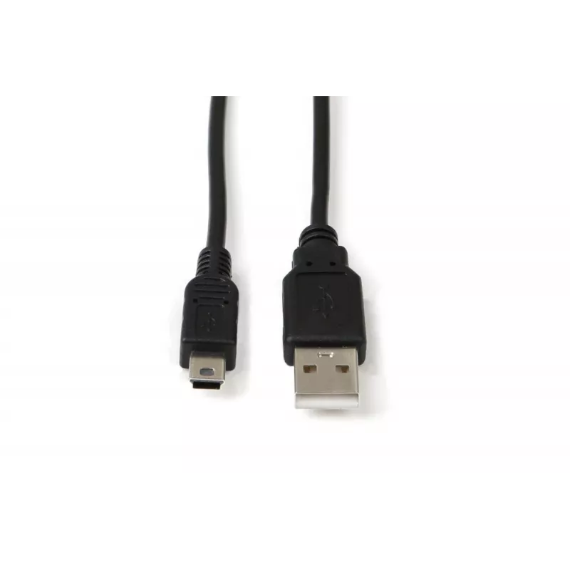 Microconnect USBAMB510 USB kabelis USB 2.0 10 m USB A Mini-USB B Melns