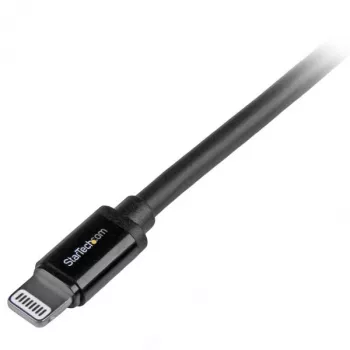 StarTech.com 2 m USB – Lightning kabelis – garais iPhone/iPad/iPod lādētāja kabelis – Lightning uz USB – Apple MFi sertificēts – Melns