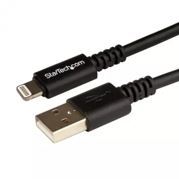 StarTech.com 3 m USB uz Lightning kabelis - garš iPhone/iPad/iPod lādētāja kabelis - Lightning uz USB - Apple MFi sertificēts - Melns