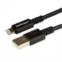 StarTech.com 3 m USB uz Lightning kabelis - garš iPhone/iPad/iPod lādētāja kabelis - Lightning uz USB - Apple MFi sertificēts - Melns
