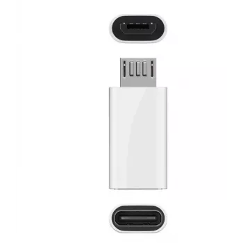 Microconnect USBMICROUSBC pārejas adapteris Micro-USB B uz USB-C, balts