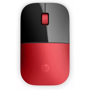 HP Z3700 Sarkana bezvadu pele, abpusēja, optiska, RF bezvadu, 1200 DPI, sarkana