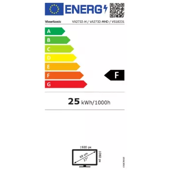 Viewsonic VA2732-h monitors 68.6 cm (27 collas) 1920 x 1080 pikseļi Full HD LED Melns