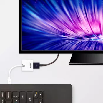 ATEN aktīvais Mini DisplayPort uz HDMI pārveidotājs 4K 30Hz VC981-AT