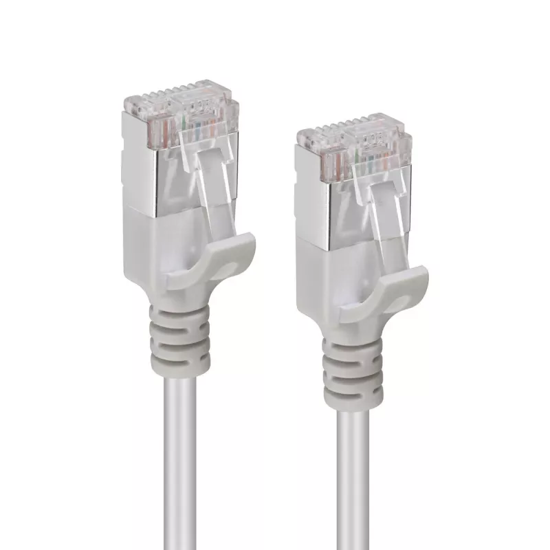 Microconnect V-FTP6A075-SLIM tīkla kabelis, pelēks, 7.5 m, Cat6a U/FTP (STP)