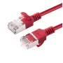 Microconnect V-FTP6A10R-SLIM tīkla kabelis sarkans 10 m Cat6a U/FTP (STP)