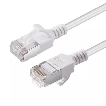 Microconnect V-FTP6A10W-SLIM tīkla kabelis balts 10 m Cat6a U/FTP (STP)