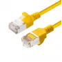 Microconnect V-FTP6A10Y-SLIM tīkla kabelis 10 m Cat6a U/FTP (STP) dzeltens