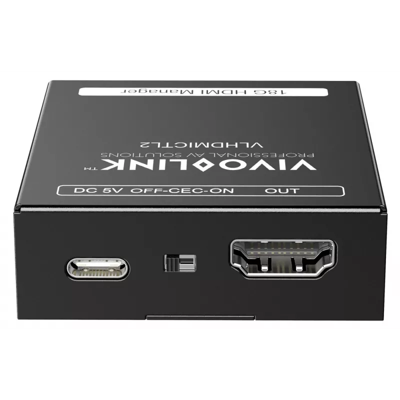 Vivolink VLHDMICTL2 EDID emulators 3840x2160 18Gbit/s Melns