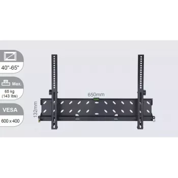 Vivolink VLMW4065T sienas stiprinājums televizoram 165,1 cm (65 collas) Melns