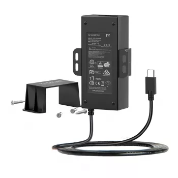 VivoLink VLUSBCPWR100 USB-C PD 100 W lādētājs ar ES un AK strāvas vadiem