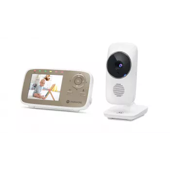 Motorola VM483 video bērnu monitors 300 m FHSS Gold, Balts