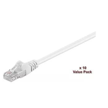 Microconnect V-UTP501WVP tīkla kabelis balts 1 m Cat5e U/UTP