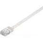 MicroConnect V-UTP60025W-FLAT plakanais tīkla kabelis balts 0.25 m Cat6 U/UTP