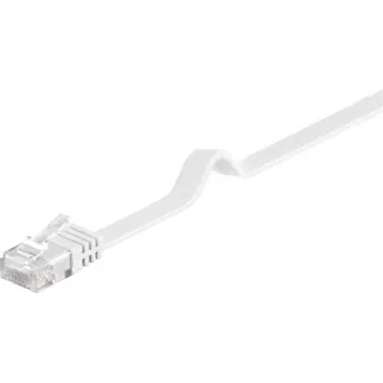 Microconnect V-UTP6015W-FLAT tīkla kabelis balts 1.5 m Cat6 U/UTP (UTP)