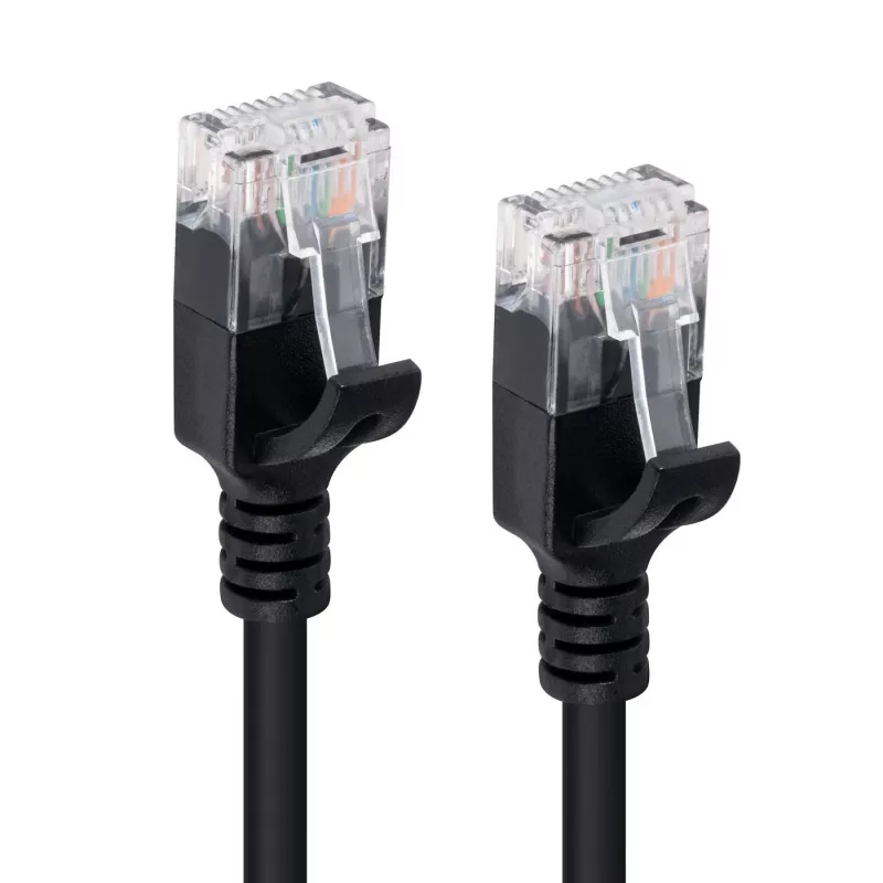 Microconnect V-UTP605S-SLIM tīkla kabelis 5 m Cat6 U/UTP melns