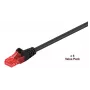 Microconnect V-UTP615SVP tīkla kabelis 15 m, melns, Cat6 U/UTP