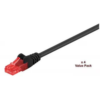 Microconnect V-UTP620SVP tīkla kabelis 20 m, melns, Cat6 U/UTP