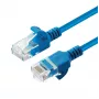 Microconnect V-UTP6A003B-SLIM tīkla kabelis, zils, 0.3 m, Cat6a, U/UTP
