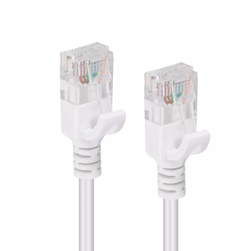 Microconnect V-UTP6A05W-SLIM tīkla kabelis balts 5 m Cat6a U/UTP (UTP)