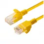 Microconnect V-UTP6A075Y-SLIM tīkla kabelis 7,5 m Cat6a U/UTP dzeltens