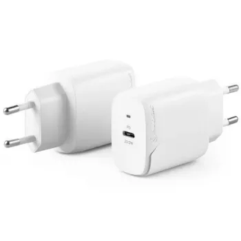 Sienas lādētājs ALOGIC WC1X20-EU viedtālruņiem 100-240V USB-C balts