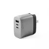 Lādētājs ALOGIC 3X67 67W GaN 2× USB Type-C ar maināmiem kontaktdakšu komplektiem