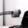 Lādētājs ALOGIC 3X67 67W GaN 2× USB Type-C ar maināmiem kontaktdakšu komplektiem
