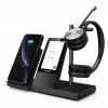 Yealink WH66 DECT bezvadu austiņas DUĀL TEAMS, Bezvadu, Birojs/Zvanu centrs, 20 - 20000 Hz, 127 g, Personiskā audio konferenču sistēma, Melna
