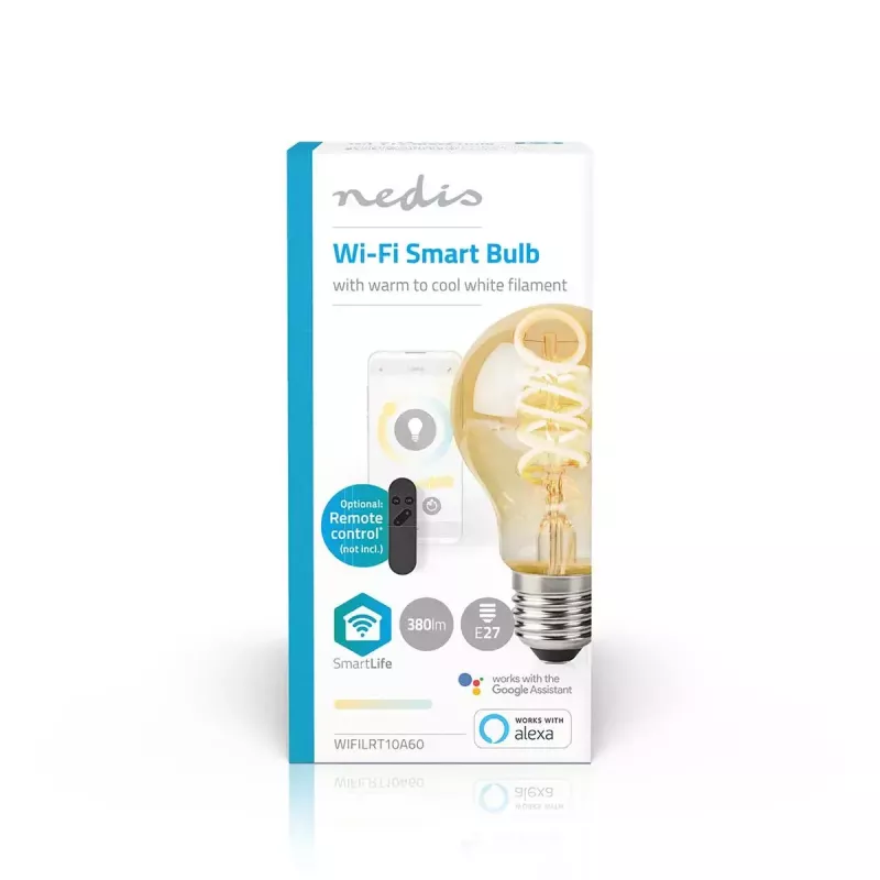 LED spuldze Nedis SmartLife 4,9 W (E27) 360 lm, vēsi balta / silti balta, 10 000 h kalpošanas laiks