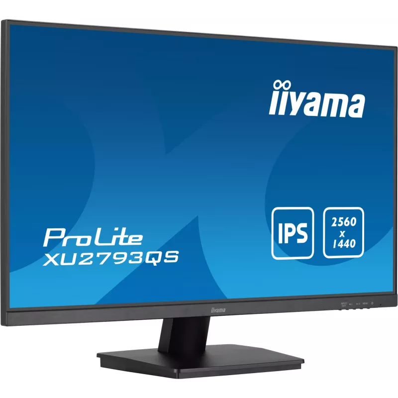 iiyama ProLite XU2793QS-B7 monitors 68.6 cm (27 inch) 2560 x 1440 pikseļi 4K Ultra HD LED Melns