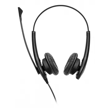 Jabra BIZ 1100 EDU DUO 3.5 mm, vadu austiņas, 80 - 20000 Hz, izglītībai, 89 g, melnas