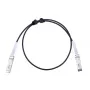 Extralink EX.2268 InfiniBand/optiskās šķiedras kabelis 1 m SFP+ DAC Melns