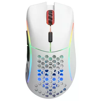 Glorious Gaming Glorious Model D Wireless - Matēti balts, labā roka, RF bezvadu, 19000 DPI, Balts