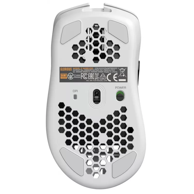 Glorious Gaming Glorious Model D Wireless - Matēti balts, labā roka, RF bezvadu, 19000 DPI, Balts