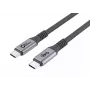 Microconnect USB3.2CC2 USB-C kabelis 2m melns USB 3.2 Gen 2