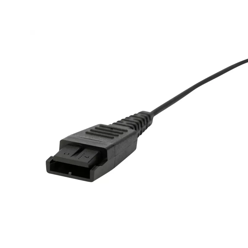 Jabra Biz 2300 QD platjoslas austiņas, Duo, vadu, birojam/zvanu centram, 150 - 6800 Hz, 65 g, melna