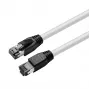 Microconnect MC-SFTP8010W tīkla kabelis balts 10 m Cat8.1 S/FTP (S-STP)