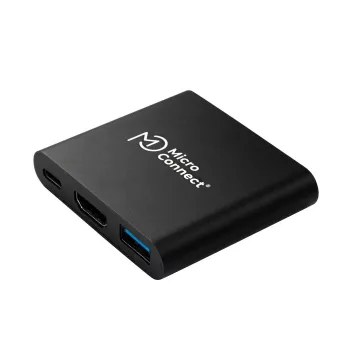 MicroConnect MC-HUBAV1 USB-C dokstacija / portu replicators Balts