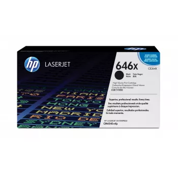 HP 646X augstas ietilpības melns oriģināls LaserJet tonera kasetne, 17000 lpp, 1 gab.